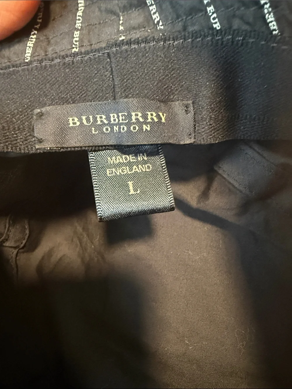 Burberry Black Logo-Print Bucket Hat